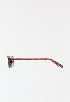 Bershka, OVAL - SUNGLASSES - Lunettes de soleil - dark brown
