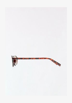 Bershka, OVAL - SUNGLASSES - Slnečné okuliare - dark brown