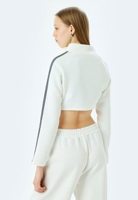 Koton CROP  - Sudadera con cremallera - beige
