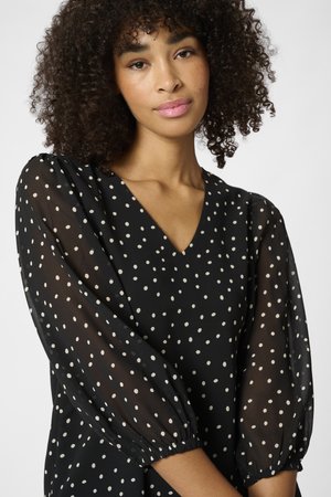 KASANNE - Blouse - black white dot