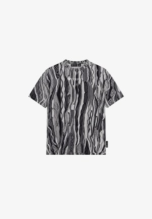 Colucci, SIGNATURE T-SHIRT - T-shirt print - aop black