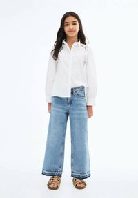 Mango Kids - Ravne kavbojke - medium blue Miniaturna slika 1