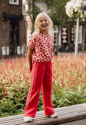 Looxs Revolution, KORTE MOUW WILDFLOWER - T-shirt print - oranje