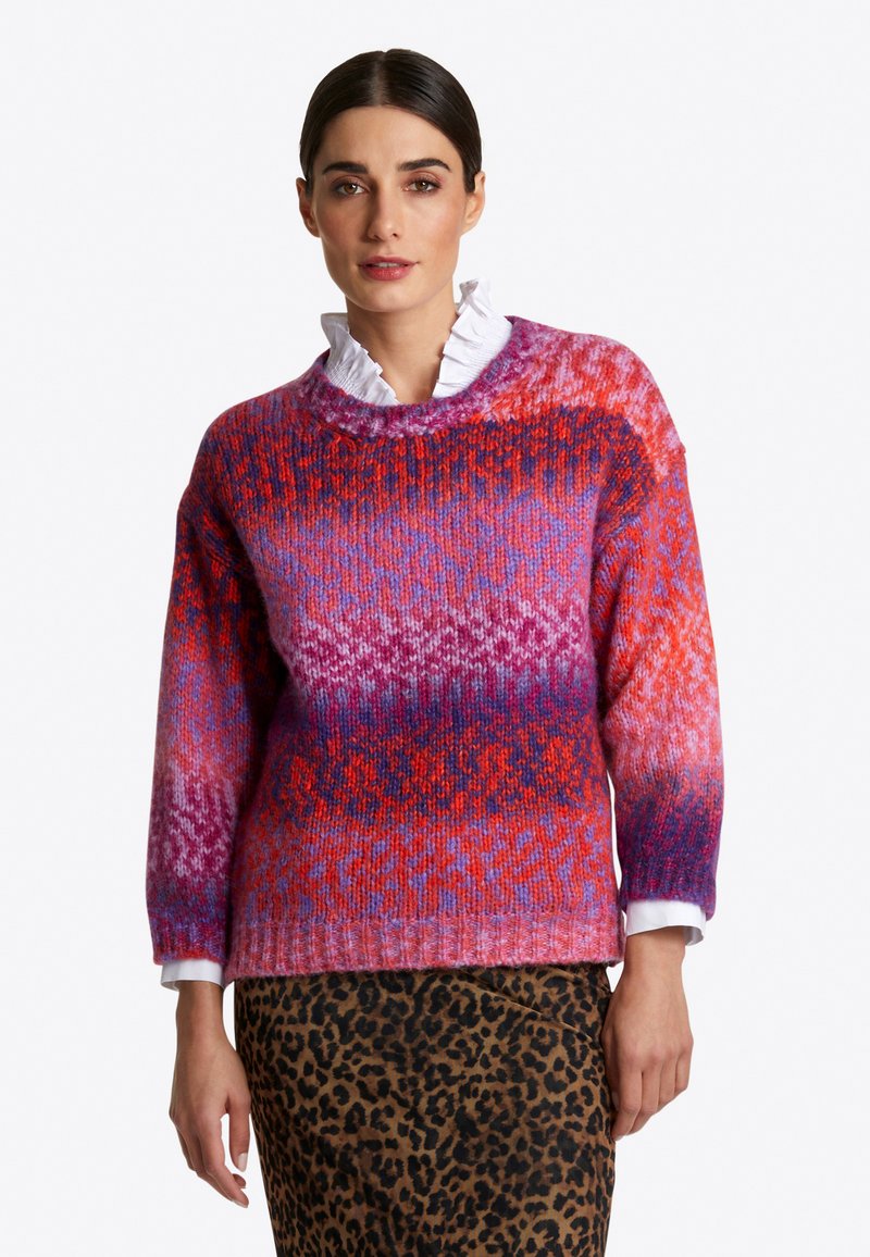Rich & Royal Strickpullover - violet bloom