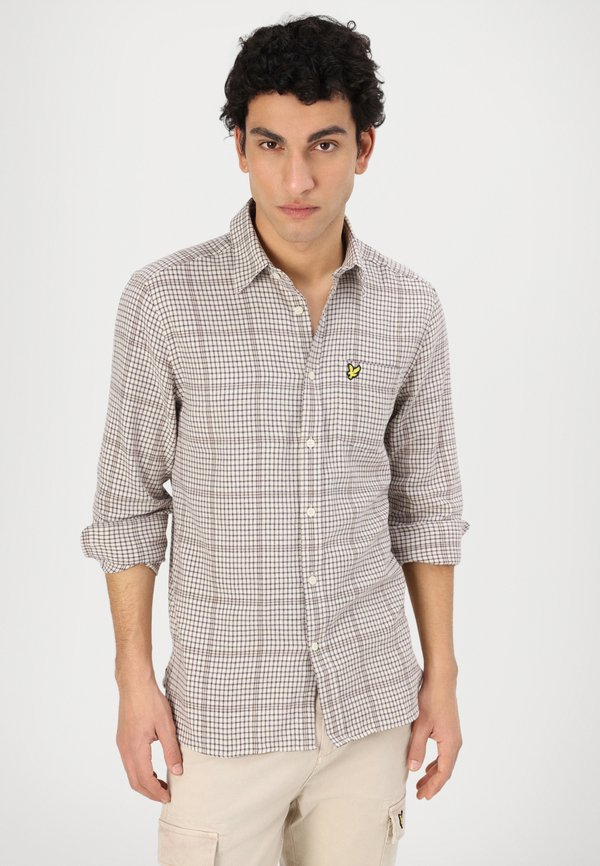HOUNDSTOOTH CHECK - Shirt - beige4