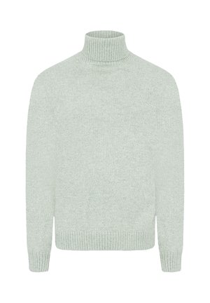 Striktrøje - green sage