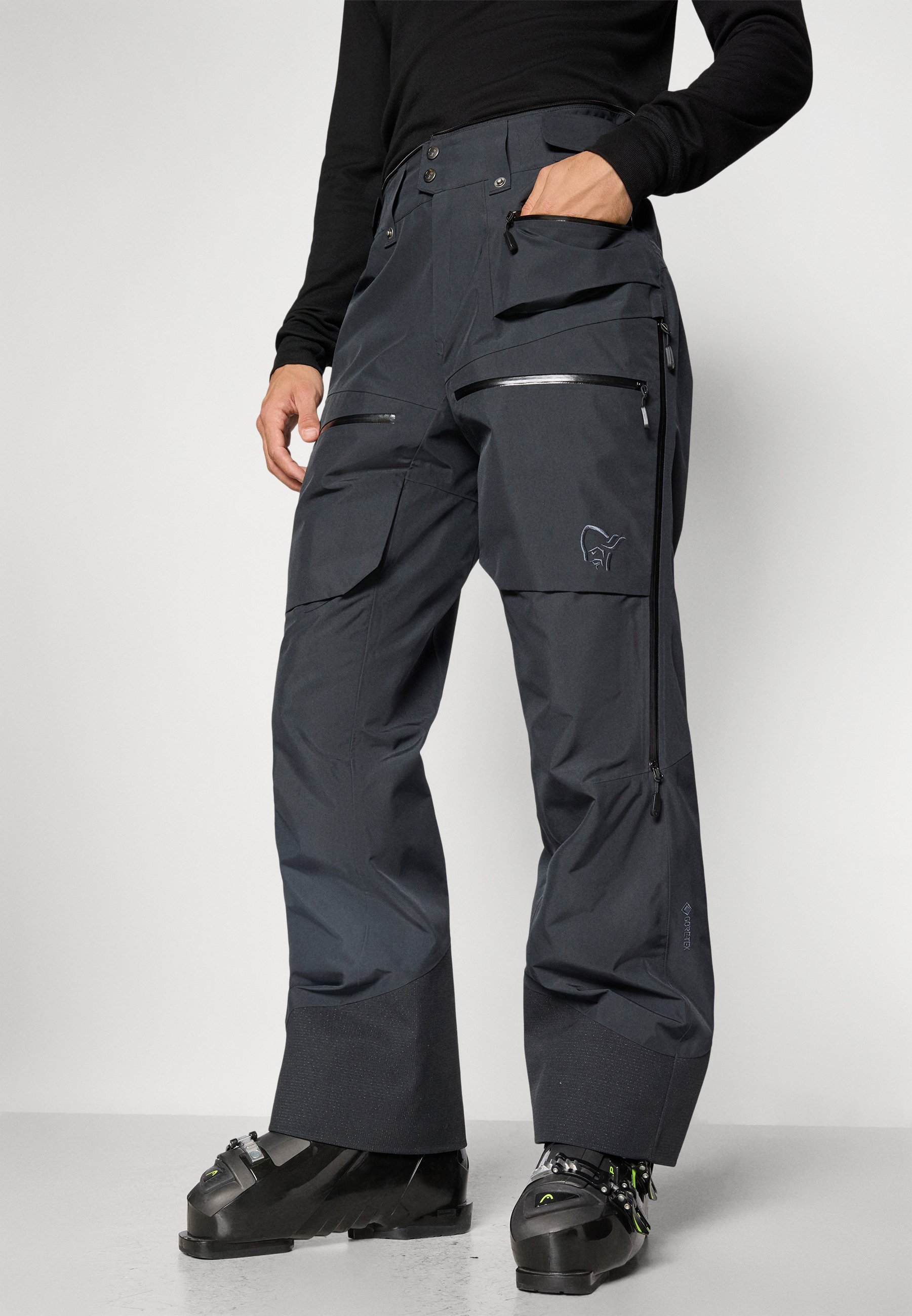 Norrøna LOFOTEN GORE-TEX INSULATED PANTS - Ski pants - caviar