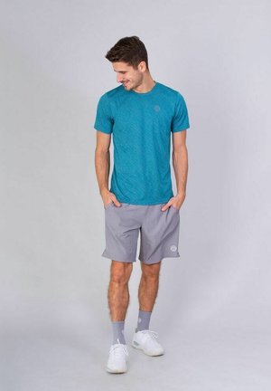 FALOU TECH TEE - T-shirt con stampa - blau grau