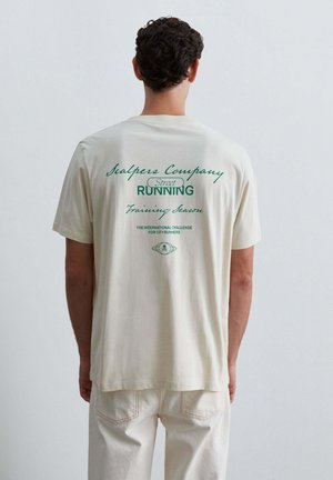 Scalpers, SCALPERS SCSTREET RUNNING TEE - Camiseta estampada - cream