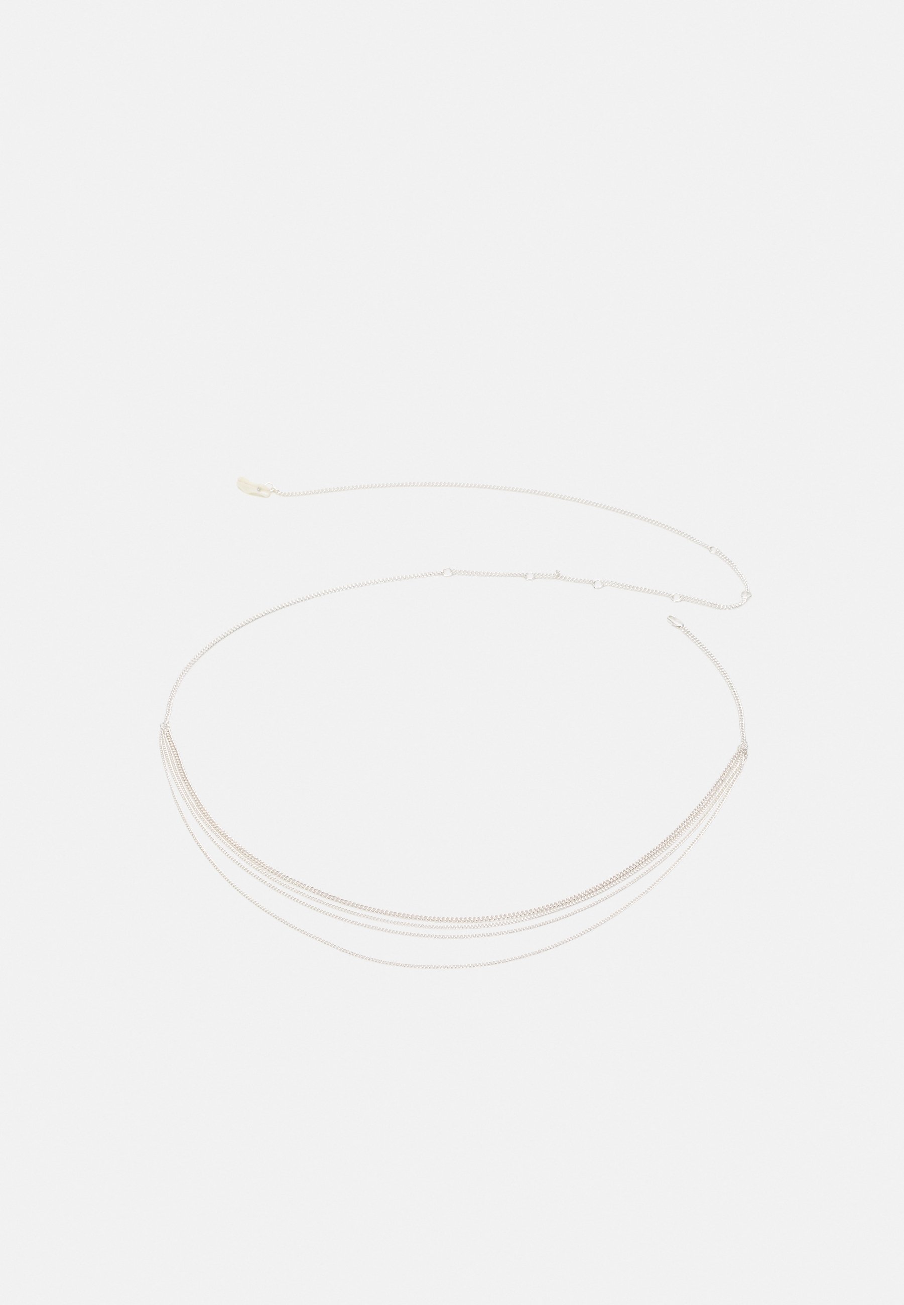 Silver chain belt