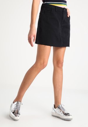 Jupe en jean - black denim