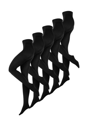 5-PACK FEIN - Tights - schwarz