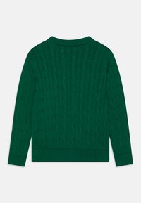 GANT CABLE SHIELD CREW UNISEX - Strickpullover - grass green