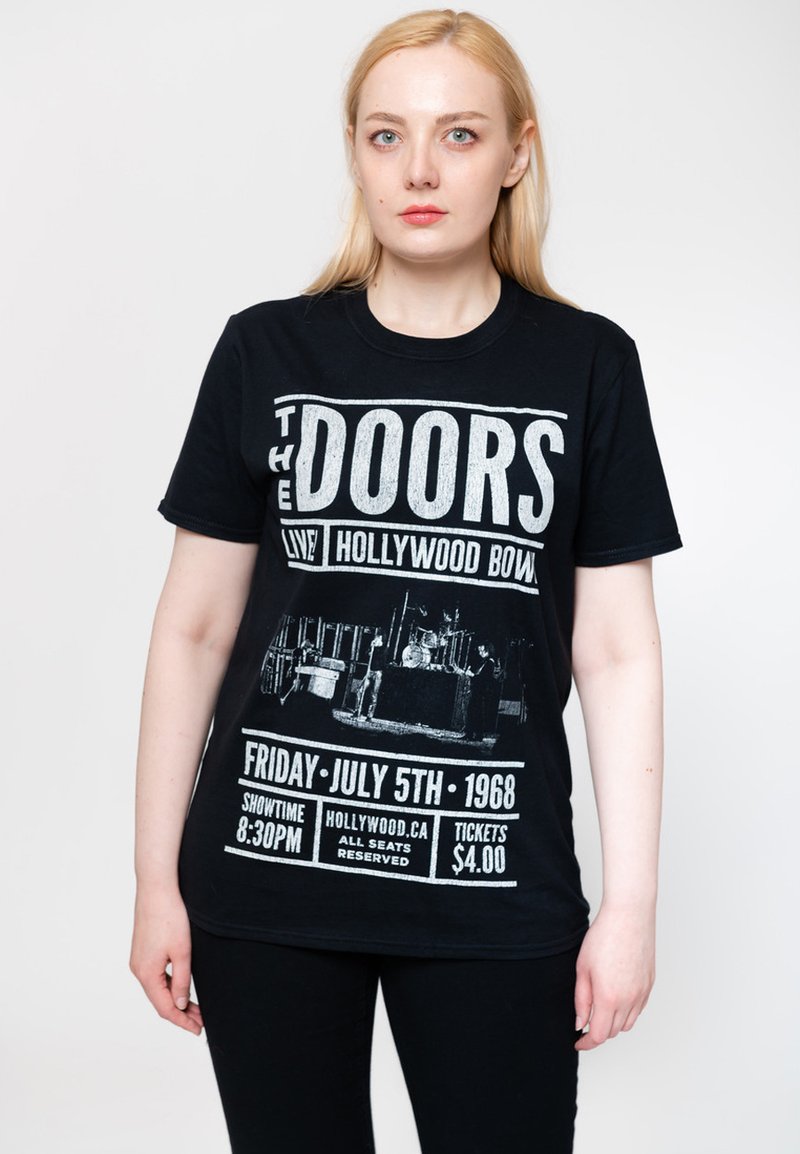 Paradiso Clothing THE DOORS HOLLYWOOD BOWL - Print T-shirt - black