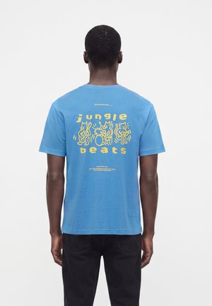 Only & Sons, ONSFRED WORLD WIDE TEE - T-Shirt print - blue jasper