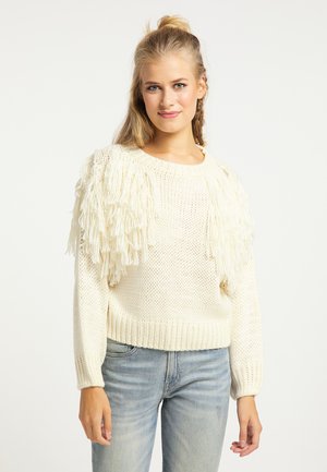 usha Strickpullover - wollweiss