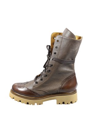 Stivali con i lacci - braun