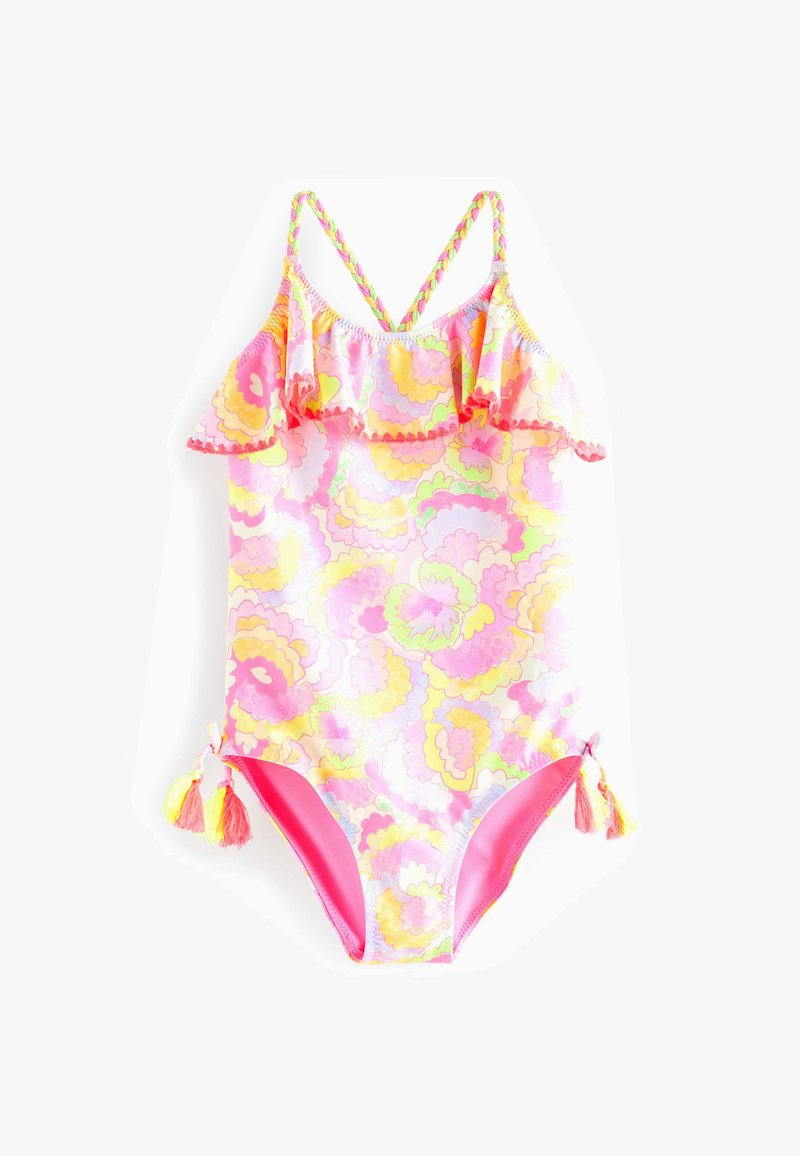 Next - FRILL SWIMSUIT - Bañador - pink, Ampliar