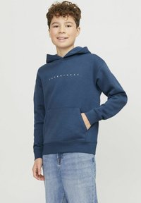 Jack & Jones Junior JJESTAR  NOOS  - Felpa con cappuccio - ensign blue
