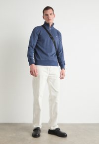 GANT REG SHIELD HALF ZIP  - Mikina - dark jeansblue melange