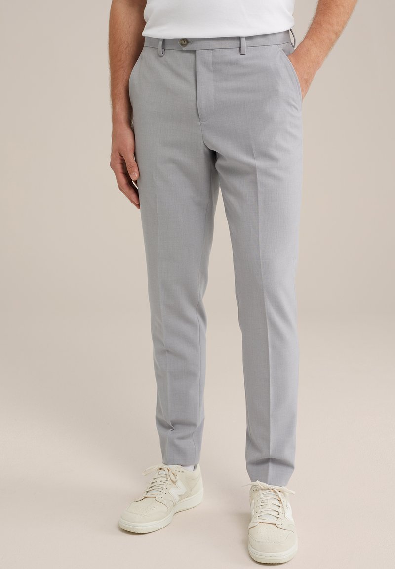 WE Fashion - THE FLEX SUIT - Chinos - blended light grey, Enlarge