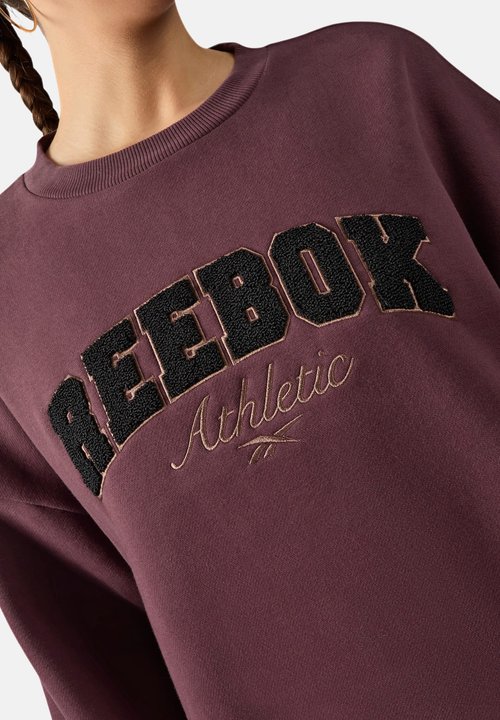 Reebok ELEVATED ATHLETIC MOCK NECK FLEECE SWEAT-BROWN. - Sweatshirt - dark cocoa — foto 3