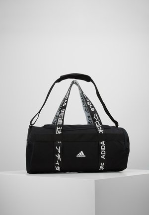 ESSENTIALS 3 STRIPES SPORT DUFFEL BAG UNISEX - Sportväska - black/white