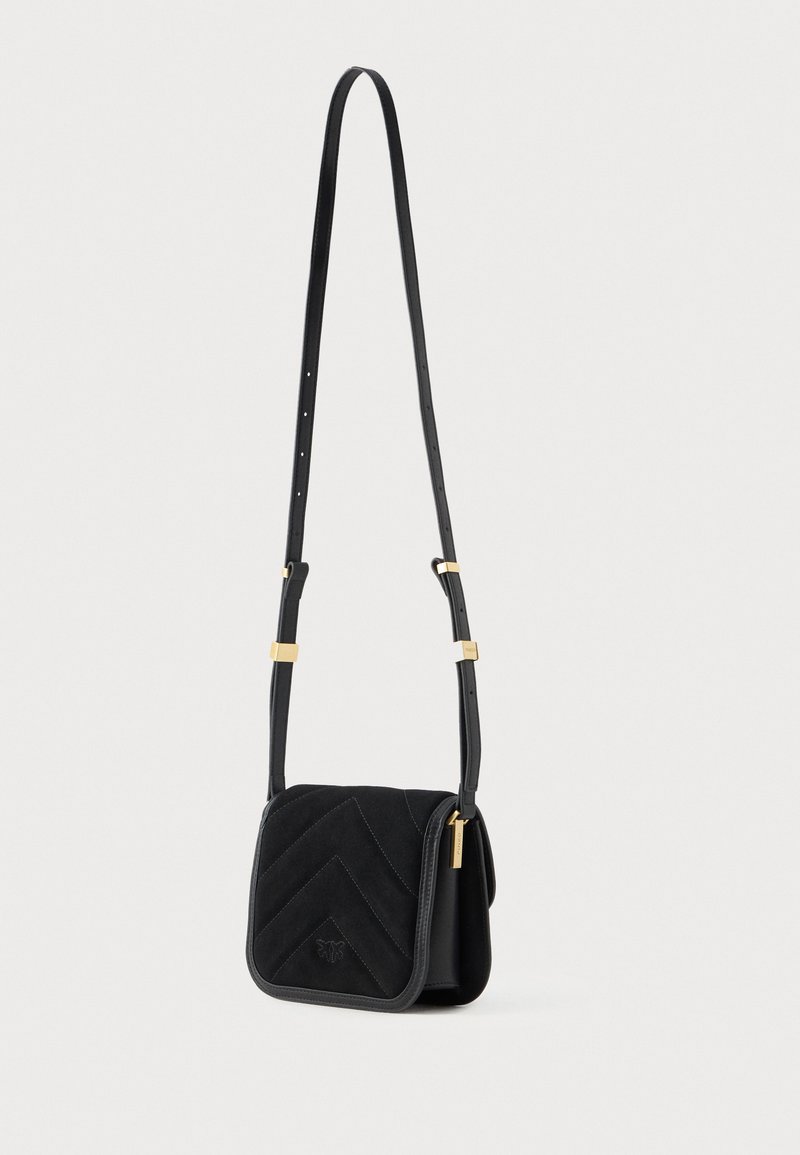 Sac Bandoulière Femme Magnétique - Simili Cuir Noir - Chaîne Dorée - Taille Moyenne - Neuf