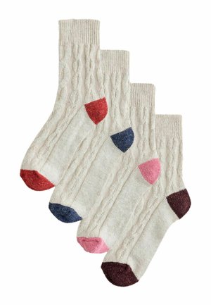 CABLE 4 PACK - Ponožky - neutral bright