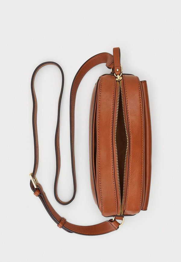 LEATHER MEDIUM MARCY CAMERA BAG - Cross body bag - tan2