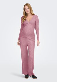 ONLY MATERNITY CACHE-COEUR  - Blouse - mesa rose