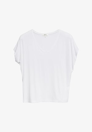 s.Oliver, T-SHIRT - Lihtne T-särk - weiß
