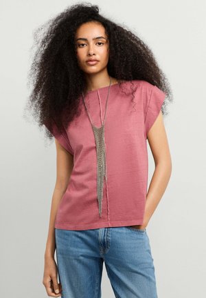 Pepe Jeans, CAYETANA - T-shirt print - dark blush pink