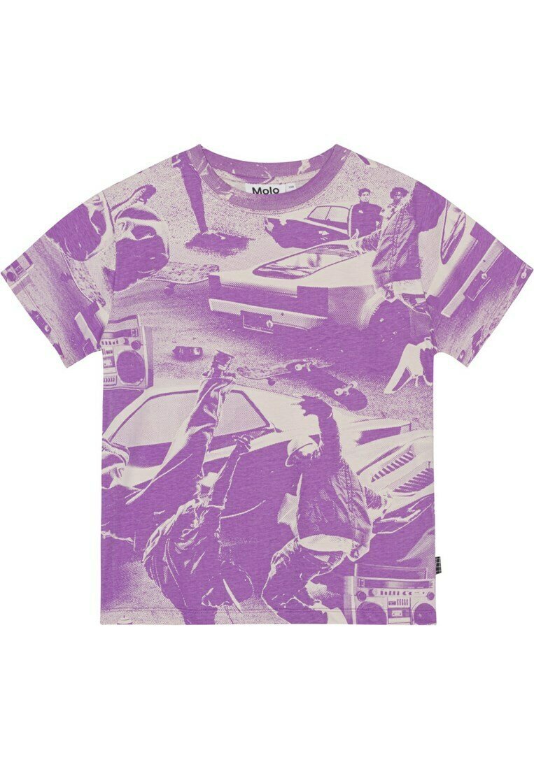 Molo T-shirt print paars