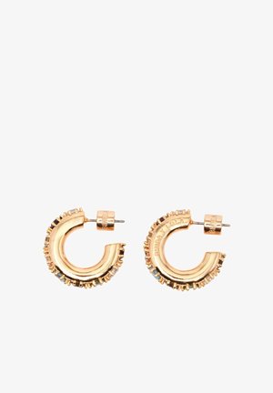 BIMBA Y LOLA, BIMBA Y LOLA PENDIENTES ARO CRISTALES MULTICOLOR - Pendientes - gold-coloured
