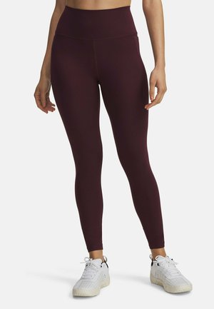 Under Armour MERIDIAN - Leggings - dark maroon