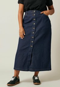 Evans BUTTON THROUGH - Farkkuhame - indigo