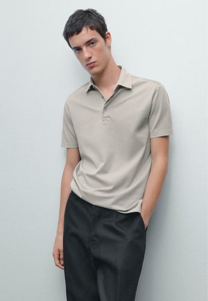 TEXTURED SHORT SLEEVE  - Polo - grey
