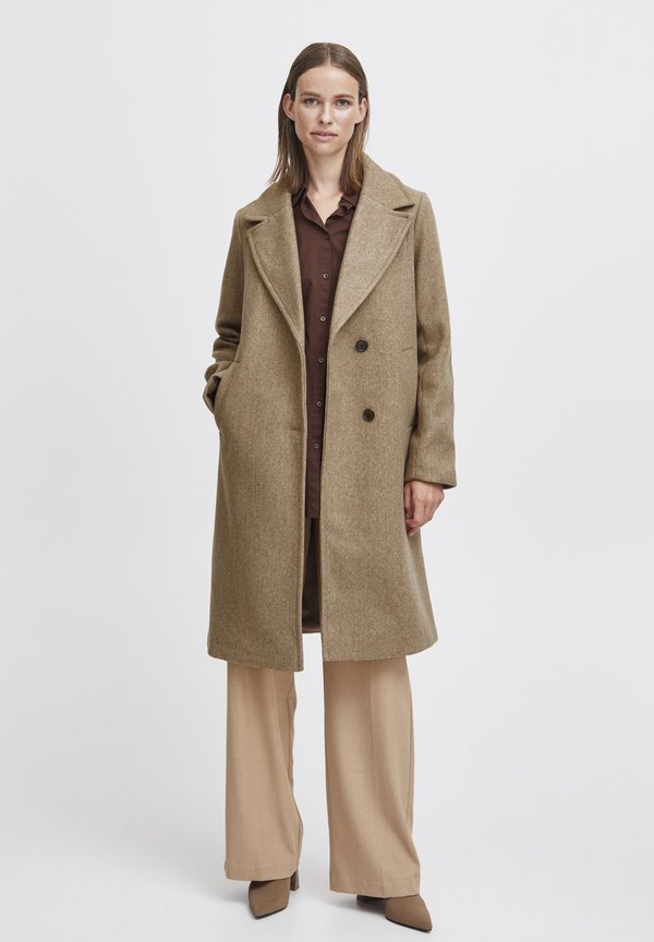 BYCILIA - Classic coat - tiger's eye melange4