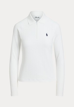 Polo Ralph Lauren HALF ZIP - Πουλόβερ - ceramic white