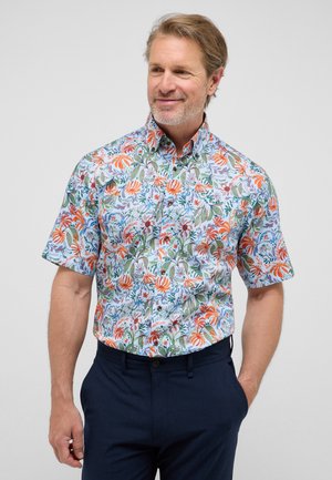 Eterna FLORALES PRINTHEMD - MODERN FIT - Skjorter - grün