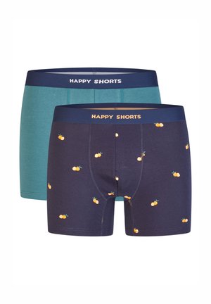 Happy Shorts, 2-PACK - Trunks - türkis/navy