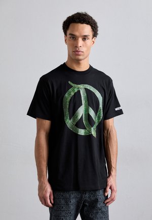 ORGANICO - Camiseta estampada - multi black