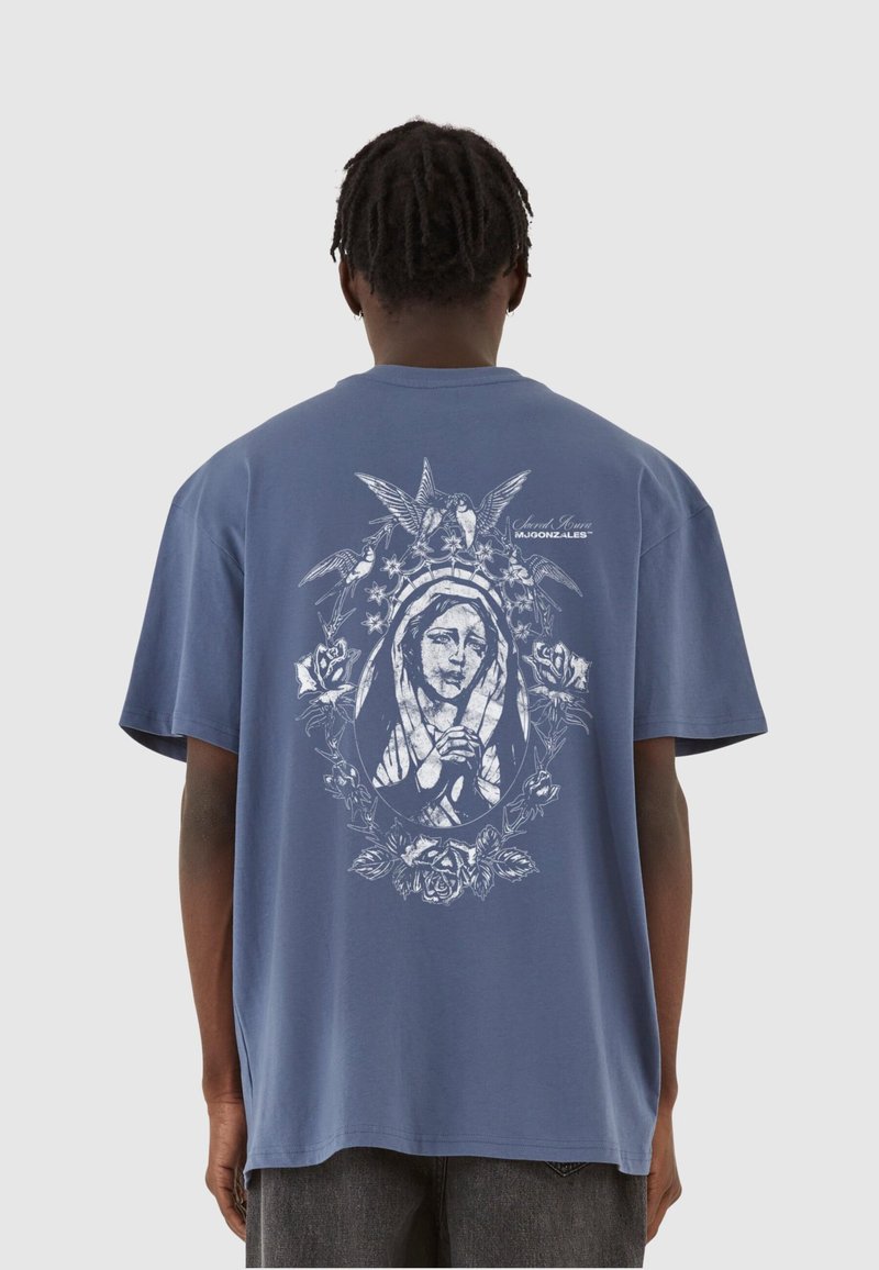 MJ Gonzales FATIMA X HEAVY - Camiseta estampada - vintageblue