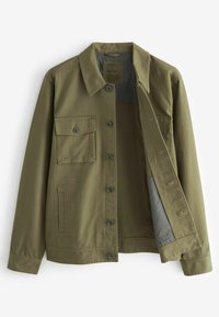 Next TEXTURED BUTTON UP - REGULAR FIT - Nyári dzseki - khaki green