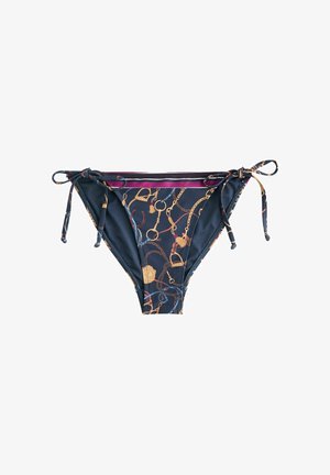 Next, TIE SIDE BIKINI BOTTOMS - Bikini-Hose - equestrian print