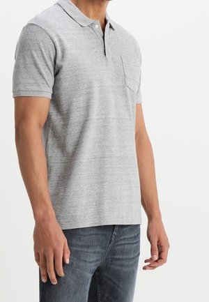 Polo shirt - mottled grey