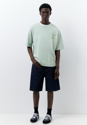 PULL&BEAR STAR WARS T-SHIRT - Tricou cu imprimeu - turquoise