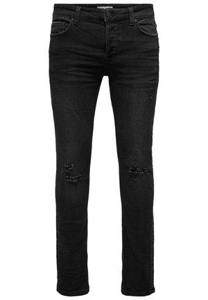 Slim fit jeans - black denim