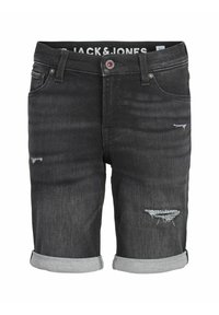 Jack & Jones Junior RICK ICON - Jeansshorts - black denim